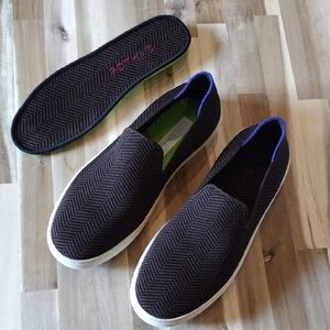 Rothy's Brown And Black Slide On Sneakers